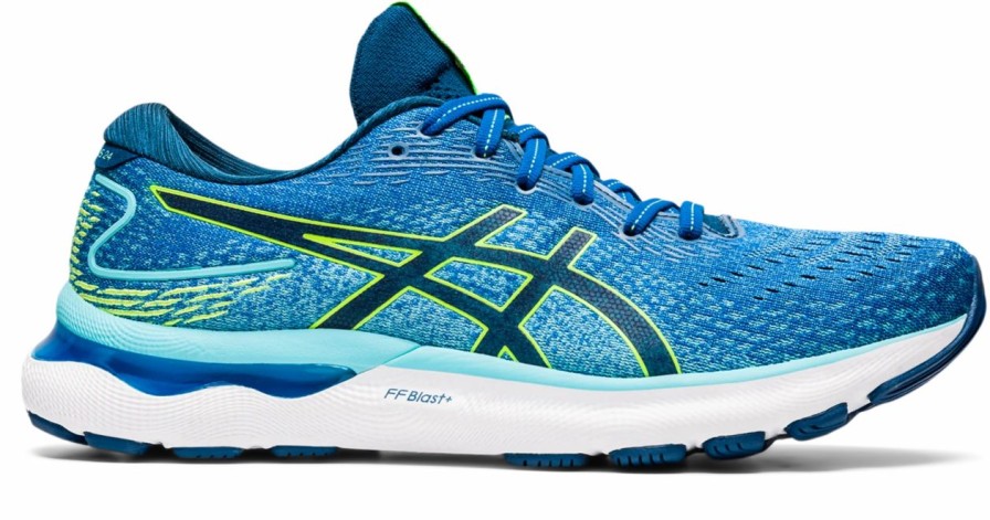 * Asics Men'S Gel-Nimbus 24 (400 Lake Drive/Hazard Green) | Footwear