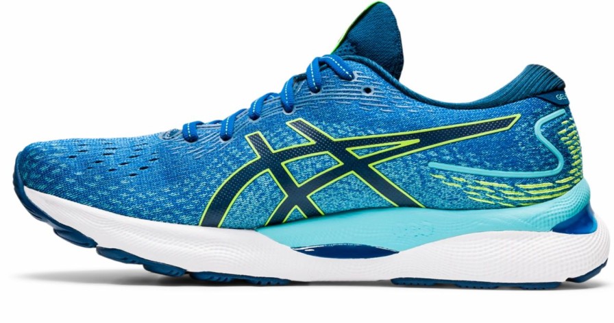 * Asics Men'S Gel-Nimbus 24 (400 Lake Drive/Hazard Green) | Footwear