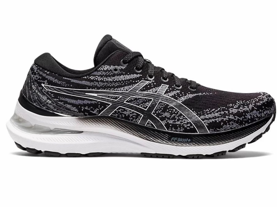 * Asics Women'S Gel-Kayano 29 Wide (002 Black/White) | Footwear