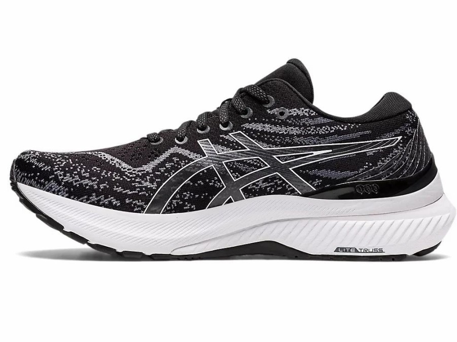 * Asics Women'S Gel-Kayano 29 Wide (002 Black/White) | Footwear