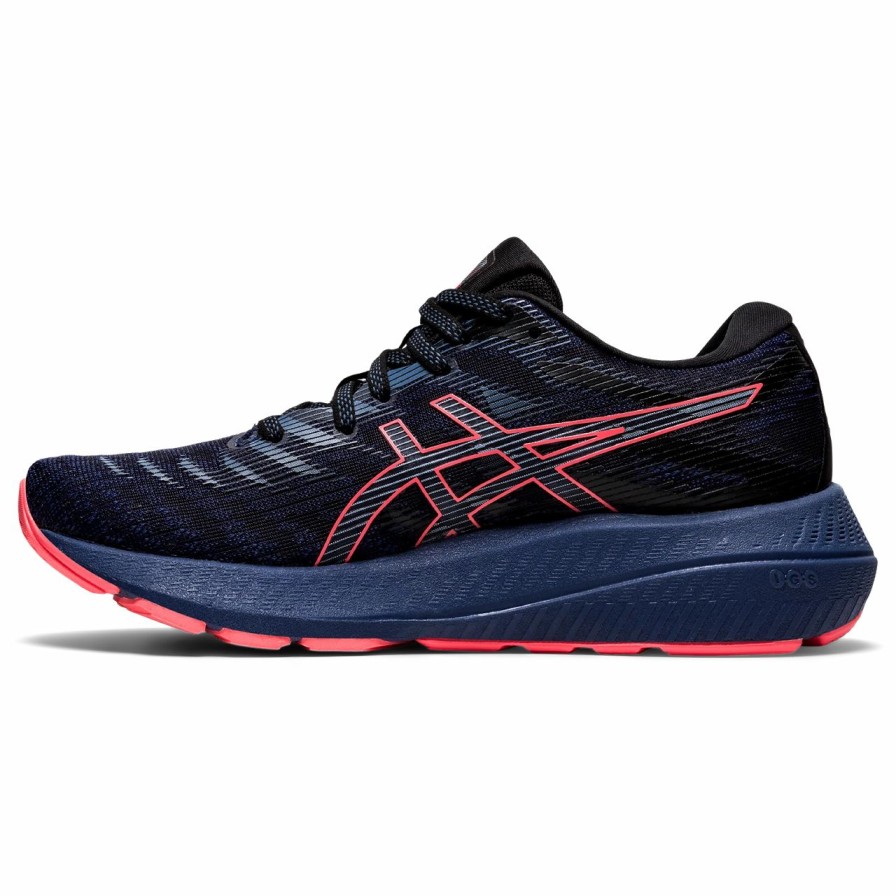 * Asics Women'S Gel-Kayano Lite 2 (400 Thunder Blue/Blazing Coral) | Footwear