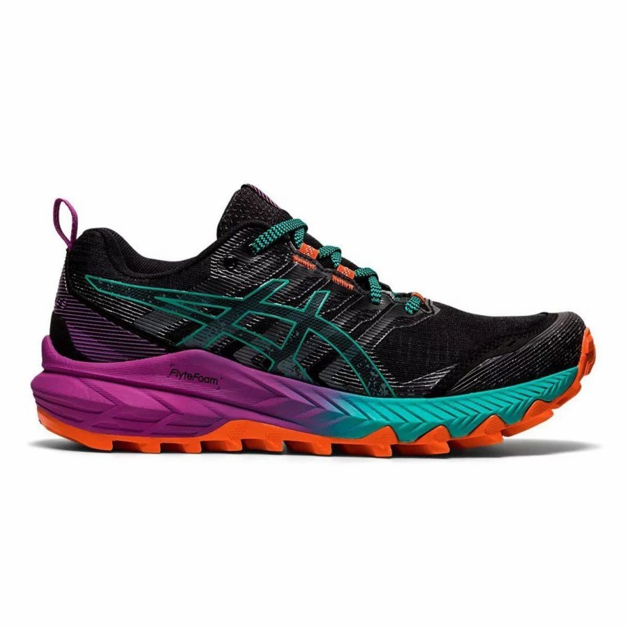 * Asics Women'S Trabuco 9 (002 Black/Baltic Jewel) | Footwear