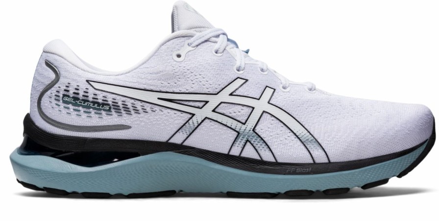 * Asics Men'S Gel-Cumulus 24 (101 White/Black) | Footwear