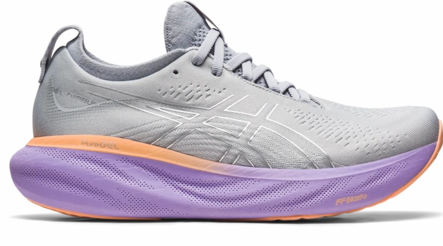 * Asics Women'S Gel-Nimbus 25 (021 Piedmont Grey/Pure Silver) | Footwear