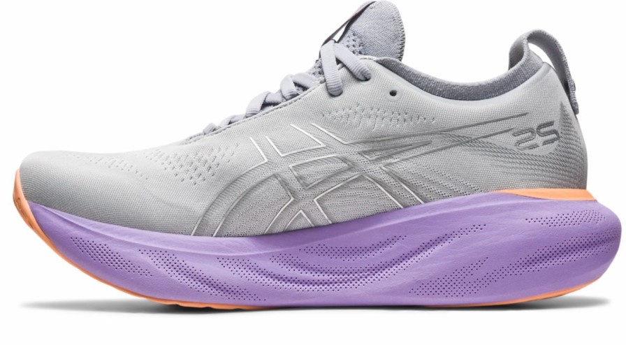 * Asics Women'S Gel-Nimbus 25 (021 Piedmont Grey/Pure Silver) | Footwear