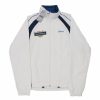 * Vintage Asics Track Jacket 2Xl White Polyester | Vintage Jackets & Coats