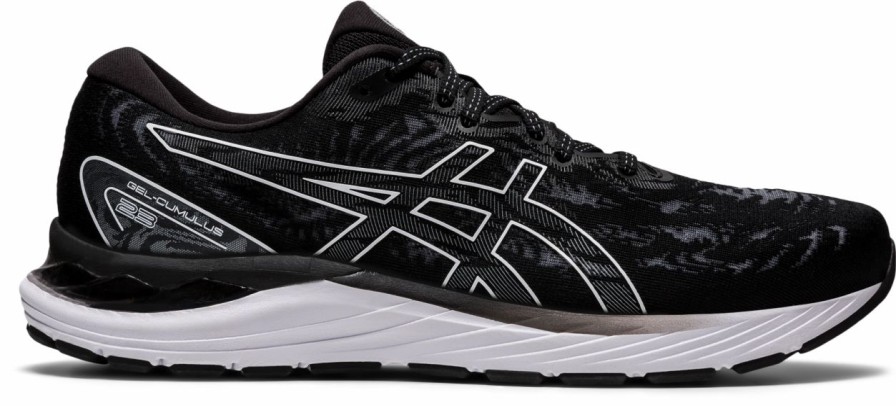 * Asics Men'S Gel-Cumulus 23 Wide (001 Black/White) | Footwear