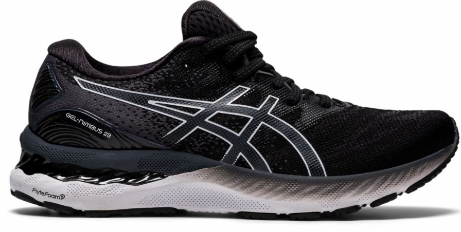 * Asics Women'S Gel-Nimbus 23 (001 Black/White) | Footwear