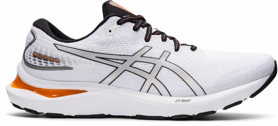 * Asics Men'S Gel-Cumulus 24 (100 White/Piedmont Grey) | Footwear