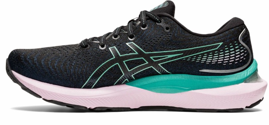 * Asics Women'S Gel-Cumulus 24 (Black/Sage) | Footwear