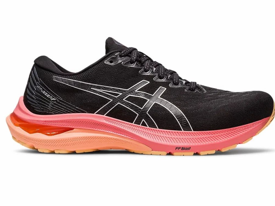 * Asics Women'S Gt-2000 11 Wide (006 Black/Pure Silver) | Footwear