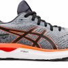 * Asics Men'S Gel-Nimbus 24 Wide (020 Sheetrock/Shocking Orange) | Footwear