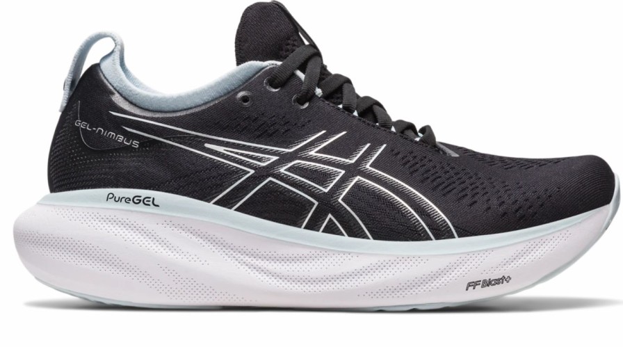 * Asics Women'S Gel-Nimbus 25 (003 Black/Reborn Blue) | Footwear