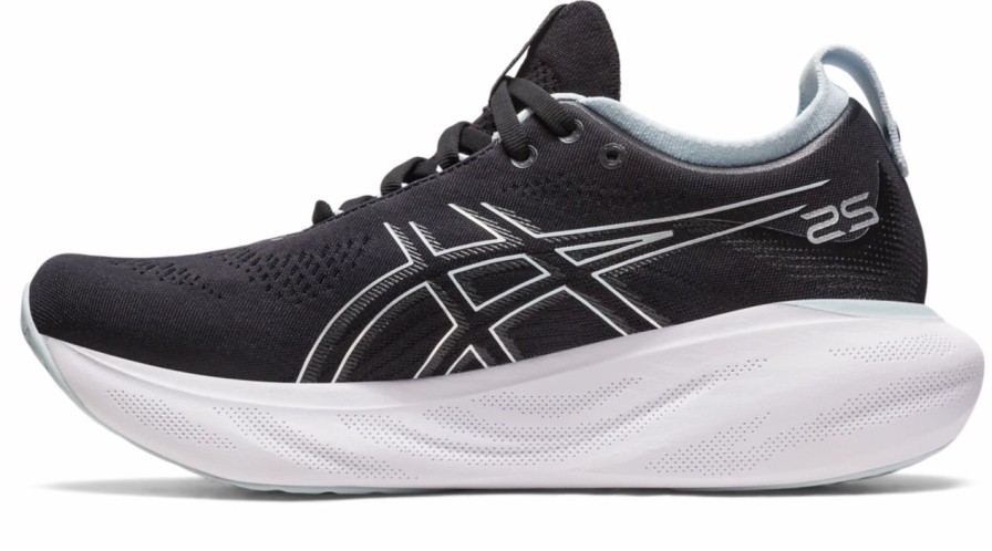 * Asics Women'S Gel-Nimbus 25 (003 Black/Reborn Blue) | Footwear