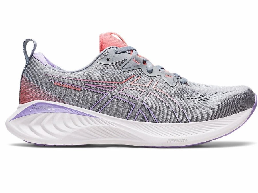 * Asics Women'S Gel-Cumulus 25 (020 Sheet Rock/Papaya) | Footwear