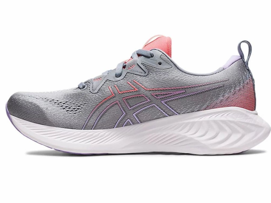 * Asics Women'S Gel-Cumulus 25 (020 Sheet Rock/Papaya) | Footwear