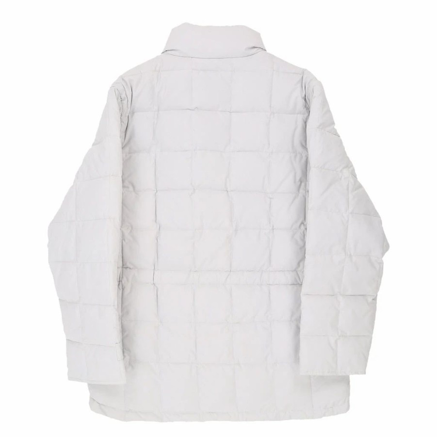 * Vintage Asics Puffer Xl White Polyester | Vintage Jackets & Coats