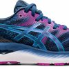 * Asics Women'S Gel-Nimbus 23 (402 Grand Shark/Digital Aqua) | Footwear