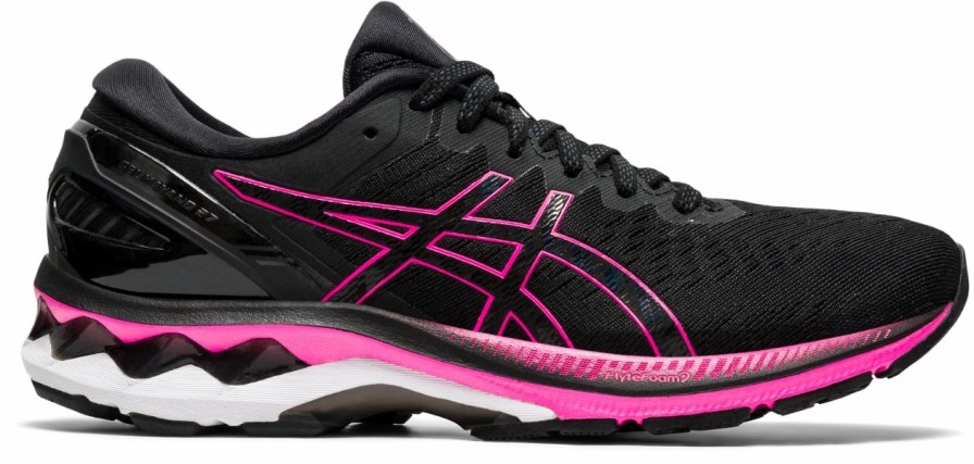 * Asics Women'S Gel-Kayano 27 (003 Black/Pink Glo) | Footwear