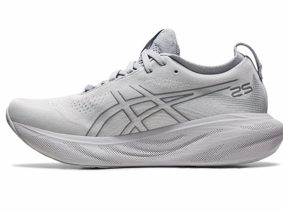 * Asics Women'S Gel-Nimbus 25 (020 Piedemont Grey/Sheet Rock) | Footwear