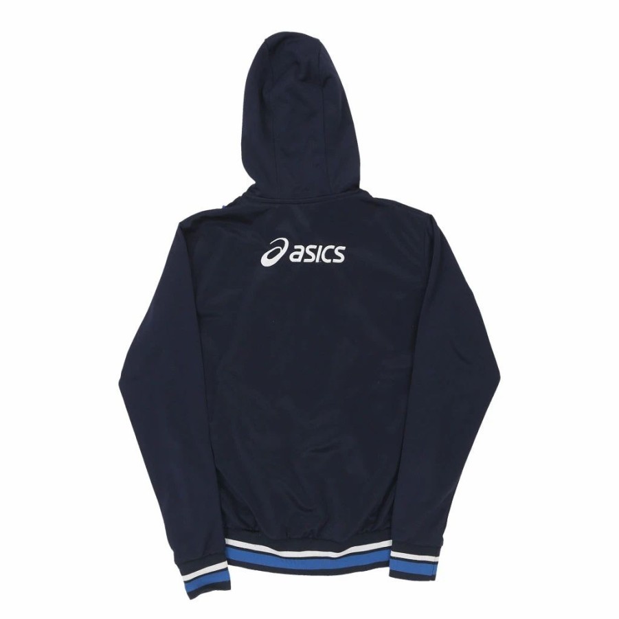 * Vintage Firenze Marathon 2013 Asics Hoodie Xs Navy Polyester | Vintage Sweatshirts & Jumpers