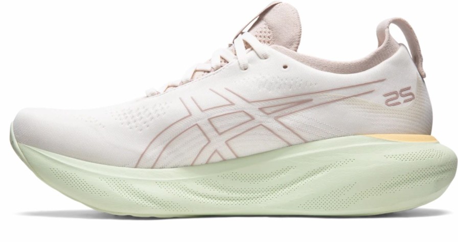 * Asics Men'S Gel-Nimbus 25 (100 Cream/Fawn) | Footwear