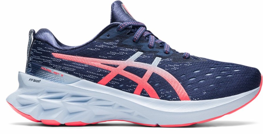 * Asics Women'S Novablast 2 (400 Thunder Blue/Soft Sky) | Footwear