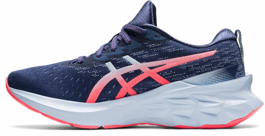 * Asics Women'S Novablast 2 (400 Thunder Blue/Soft Sky) | Footwear