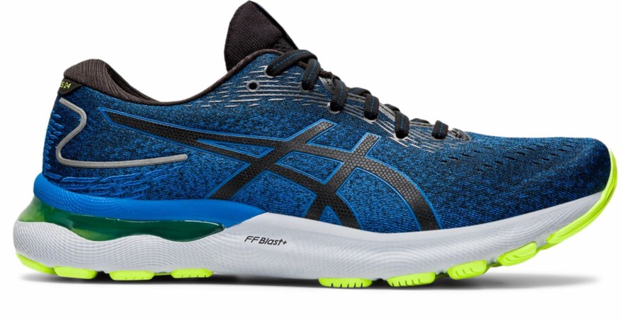 * Asics Men'S Gel-Nimbus 24 (003 Black/Lake Drive) | Footwear