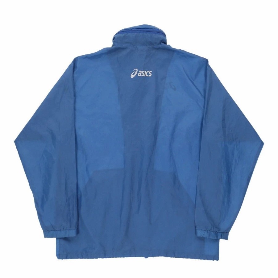 * Vintage Asics Jacket Large Blue Polyester | Vintage Jackets & Coats