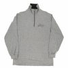 * Vintage Asics 1/4 Zip Medium Grey Cotton | Vintage Sweatshirts & Jumpers