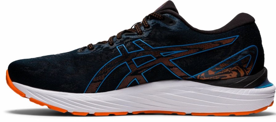 * Asics Men'S Gel-Cumulus 23 Wide (003 Black/Reborn Blue) | Footwear