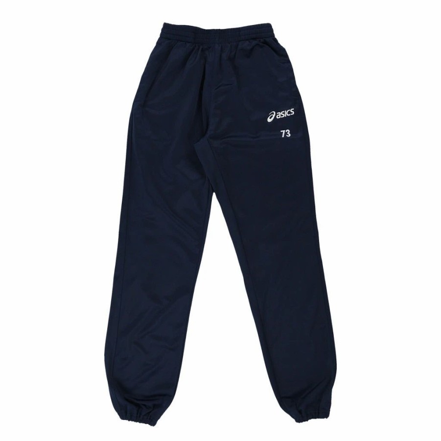 * Vintage Asics Joggers Medium Navy Cotton | Vintage Shorts & Tracksuits