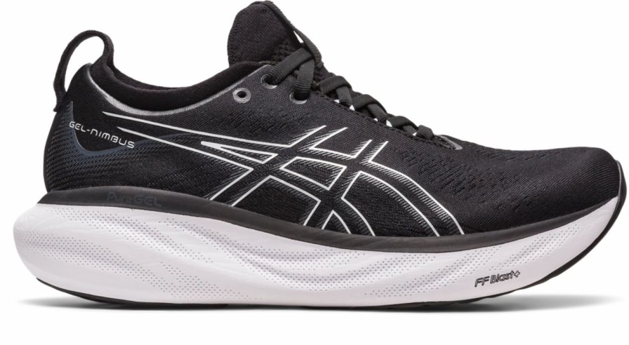 * Asics Women'S Gel-Nimbus 25 (001 Black/Pure Silver) | Footwear