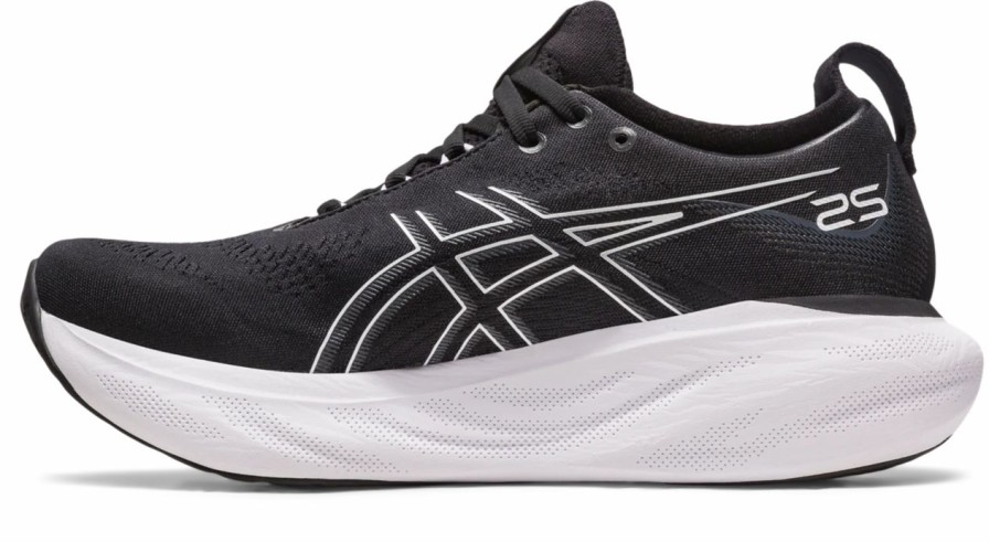 * Asics Women'S Gel-Nimbus 25 (001 Black/Pure Silver) | Footwear