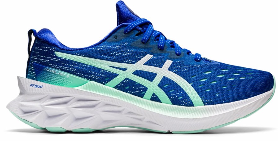 * Asics Women'S Novablast 2 (401 Lapis Lazuli Blue/White) | Footwear