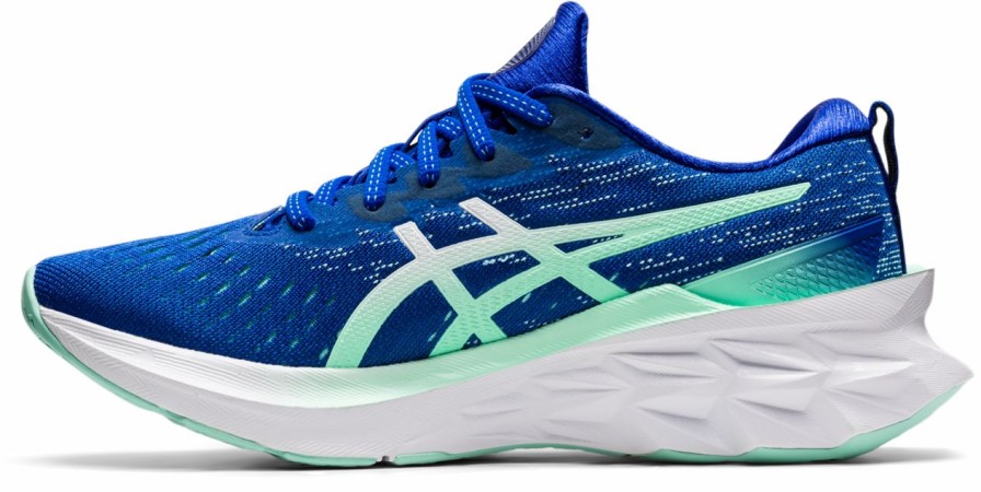 * Asics Women'S Novablast 2 (401 Lapis Lazuli Blue/White) | Footwear