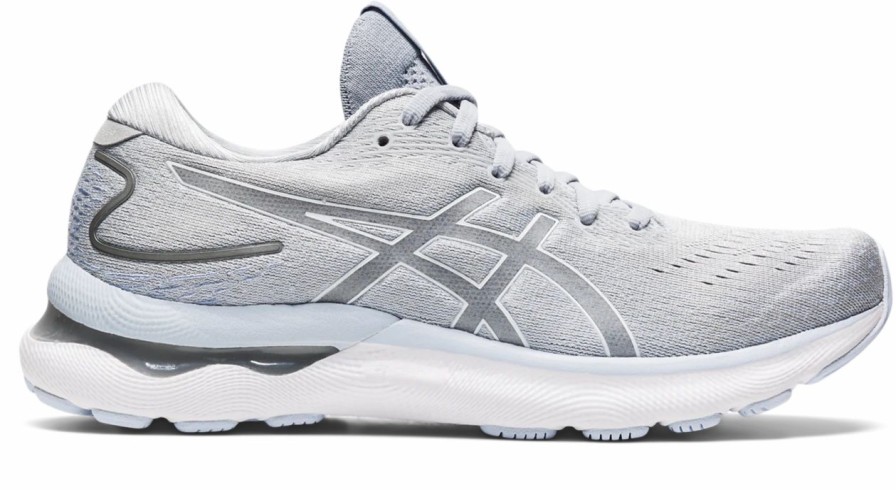 * Asics Women'S Gel-Nimbus 24 (021 Piedmont Grey/White) | Footwear