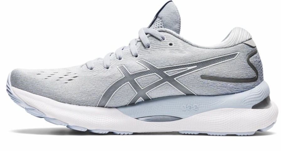 * Asics Women'S Gel-Nimbus 24 (021 Piedmont Grey/White) | Footwear