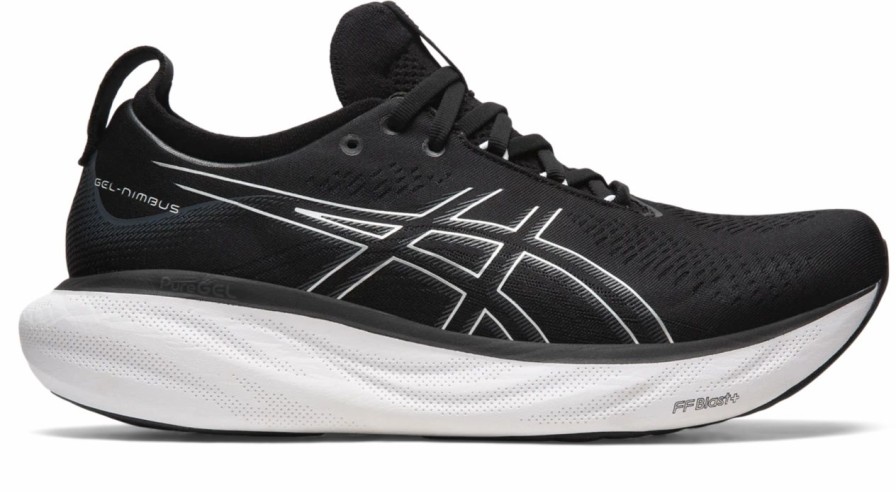 * Asics Men'S Gel-Nimbus 25 (001 Black/Pure Silver) | Footwear