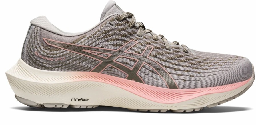 * Asics Women'S Gel-Kayano Lite 3 (020 Oyster Grey/Frosted Rose) | Footwear