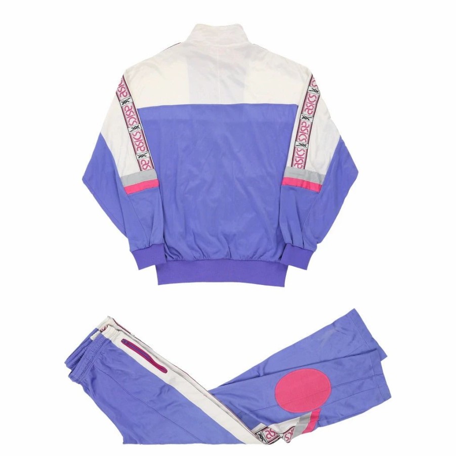 * Vintage Asics Full Tracksuit Small Purple Polyester | Vintage Shorts & Tracksuits