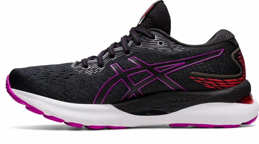 * Asics Women'S Gel-Nimbus 24 (004 Black/Orchid) | Footwear