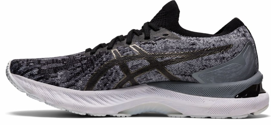 * Asics Men'S Gel-Nimbus 23 Knit (020 Sheet Rock/Black) | Footwear