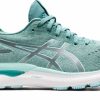 * Asics Women'S Gel-Nimbus 24 (300 Sage/Clear Blue) | Footwear