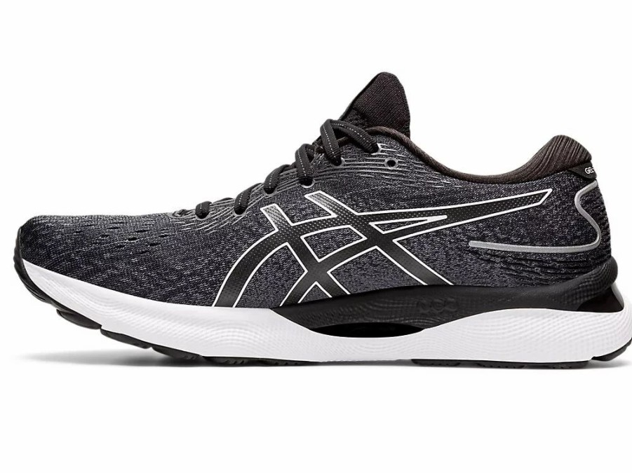 * Asics Men'S Gel-Nimbus 24 (001 Black/White) | Footwear