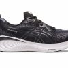 * Asics Women'S Gel-Cumulus 25 Wide (002 Black/White) | Footwear