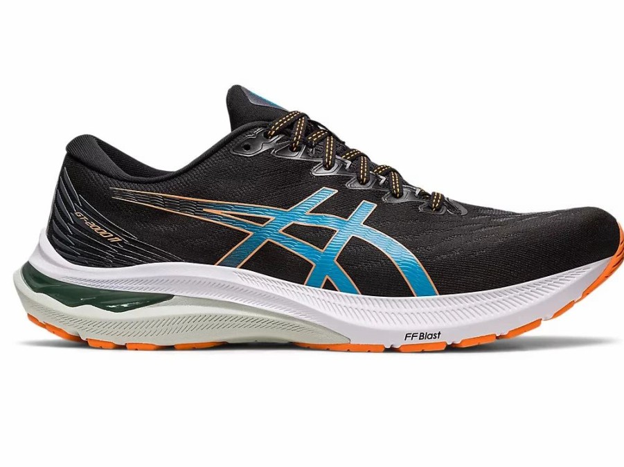 * Asics Men'S Gt-2000 11 (006 Black/Sun Peach) | Footwear