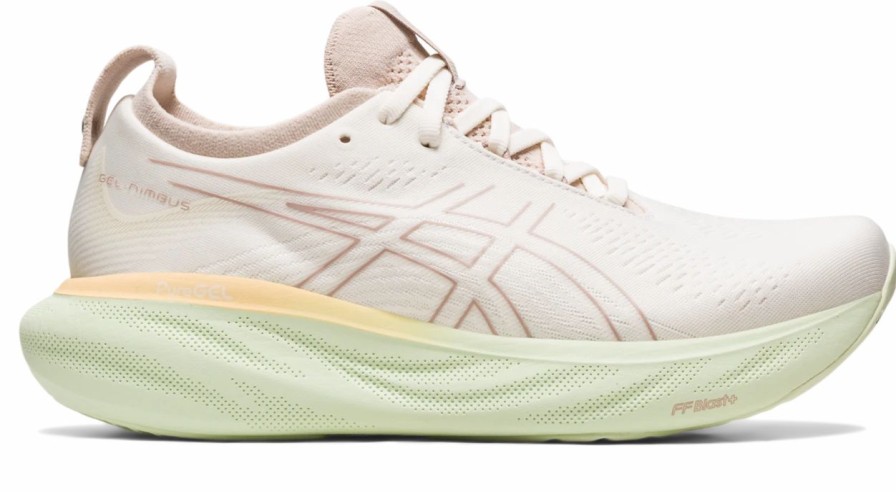 * Asics Women'S Gel-Nimbus 25 (100 Cream/Fawn) | Footwear