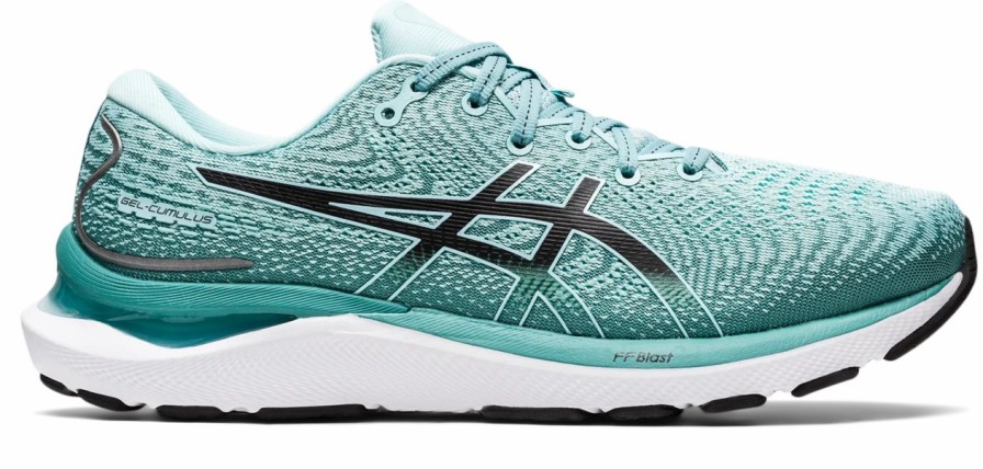 * Asics Women'S Gel-Cumulus 24 (300 Oasis Green/Black) | Footwear